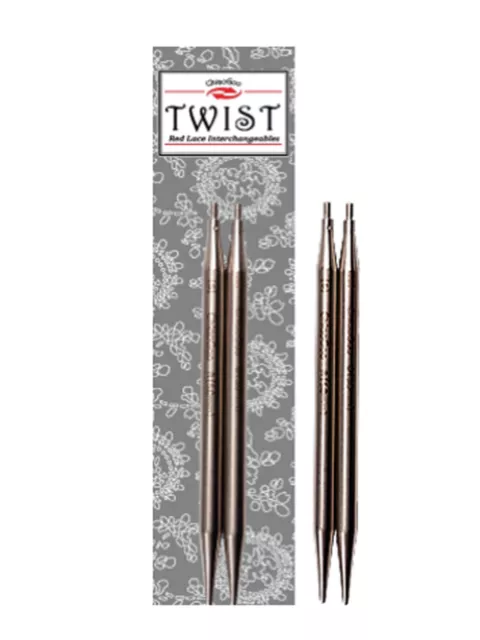 ChiaoGoo Twist Rojo Lace Intercambiables Agujas Tejer Circulares 1,5mm-10mm