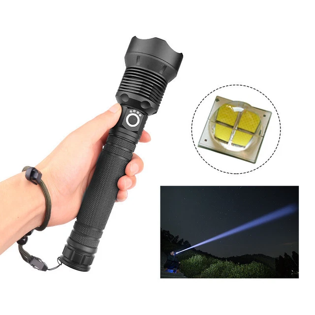 Mulin 2PZ Torcia LED Ricaricabile Potente Professionale 3 - copertina