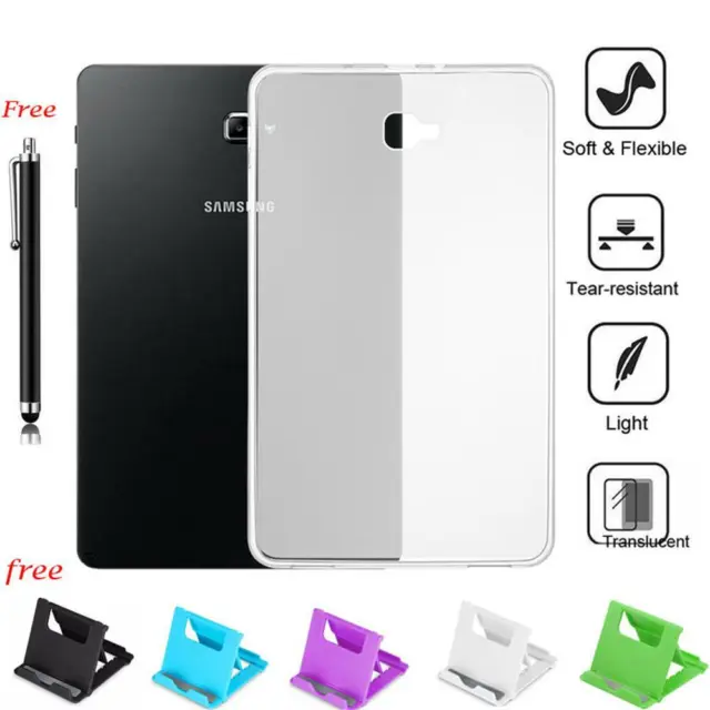 Ultra Slim Soft TPU Silicon Back Cover Case For Samsung Galaxy Tab A E 3 4 S2 S3