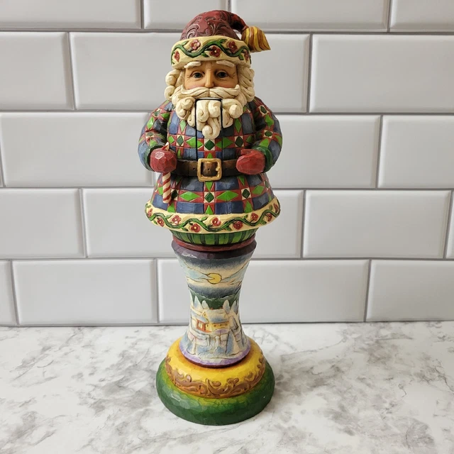 Jim Shore Heartwood Creek Season Sweets Nutcracker Santa Broken Candy Cane
