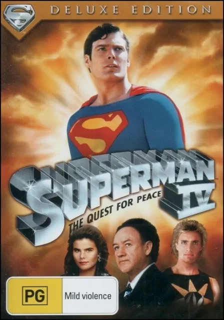 SUPERMAN IV 4 The QUEST For PEACE Christopher REEVE Margot KIDDER Action DVD R4