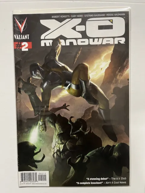 X-O Manowar #2 1St Print Valiant Comics Aric Of Dacia  Robert Venditti 2012