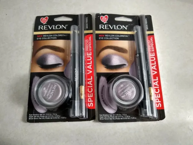 (2) Revlon Colorstay Eye Collection New & Sealed 740 - Black Currant