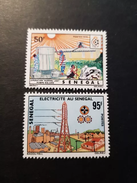 Briefmarke Senegal Ausstellung Philatelistisch N° 485/486 Neu MNH 1978