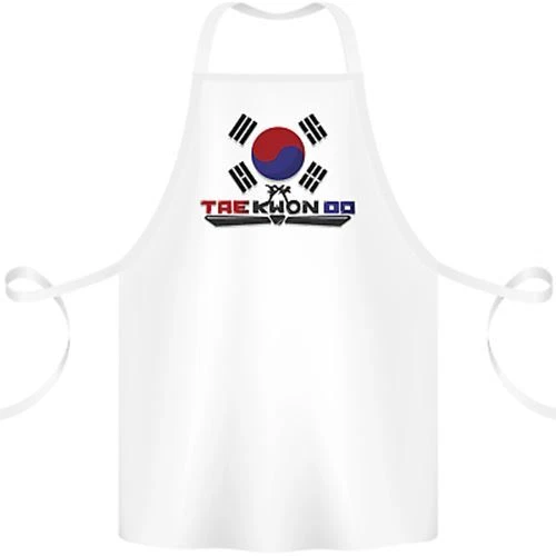 Taekwondo Fighter Mixed Martial Arts MMA Cotton Apron 100% Organic