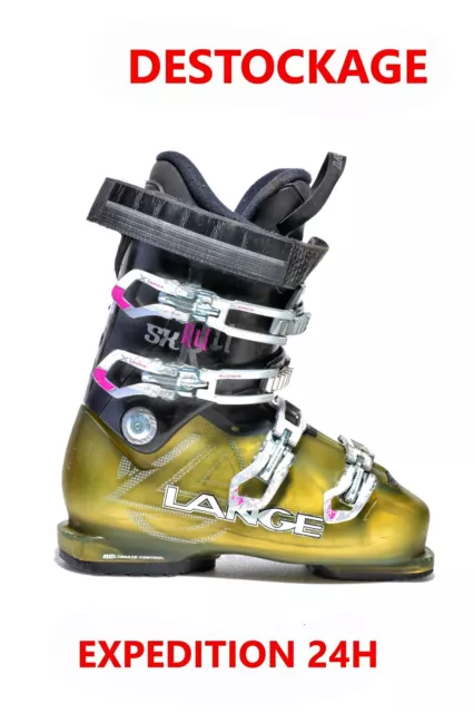 chaussure de ski  occasion LANGE "SX RTL " taille : 39 - mondopoint : 25/25,5.