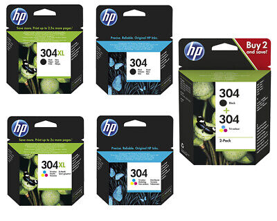 HP 304 HP 304 XL Drucker Patronen Original Multipack Set Tinte Einzelne Farben