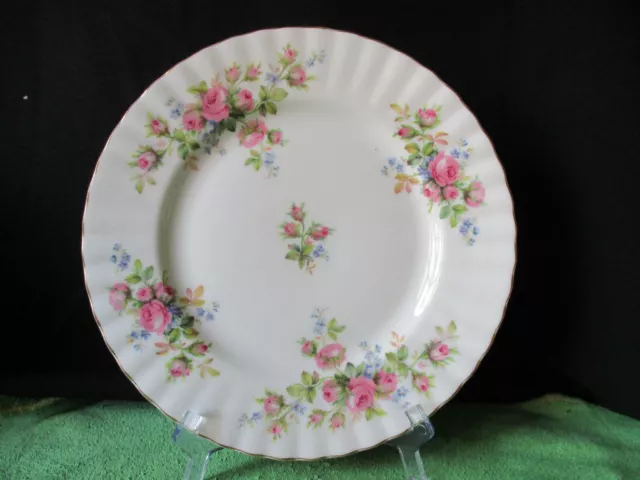 Royal Albert. Moss Rose. Salad or Entree Plate. (21cm). Made In England.