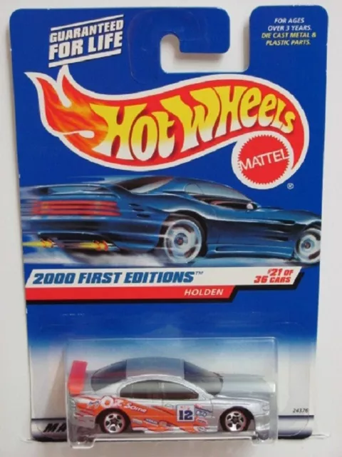 Hot Wheels Holden Ss Commodore (Vt) #21/36 Grey #12 Diecast Scale 1/64