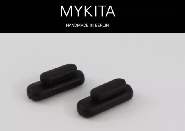 Nuevo Almohadillas nasales de silicona negras de repuesto Mykita, 1 par de...