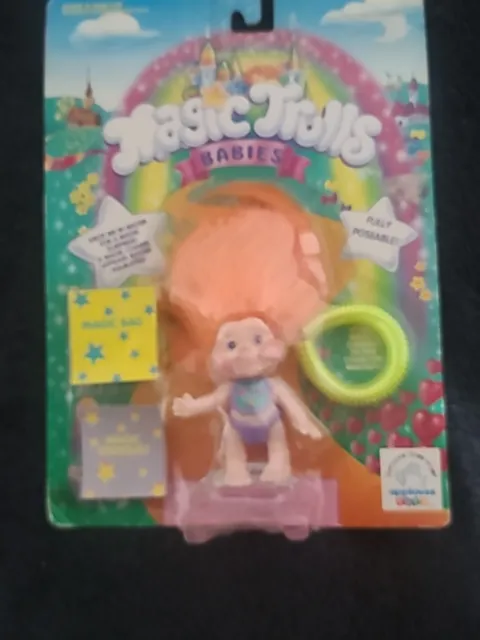 Vintage (1991) Magic Trolls Babies ~ SAMARA ~ Applause Toys ~ BRAND NEW