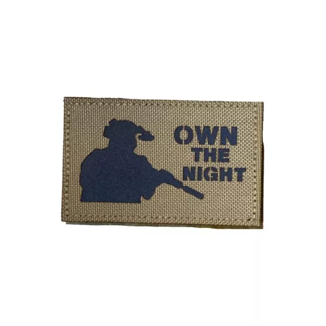 Own The Night IR Airsoft Velcro Patch Operator Infrarot Softair Klett Aufnäher