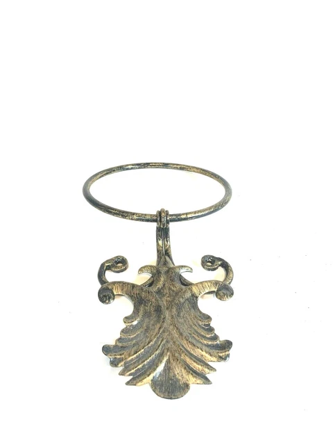 cast iron towel ring curtain tie back door knocker gargoyle