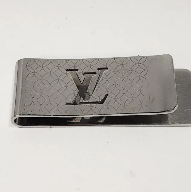 Authentic Louis Vuitton Pince Billets Champs Elysées Money Clip M65041 Used  LV