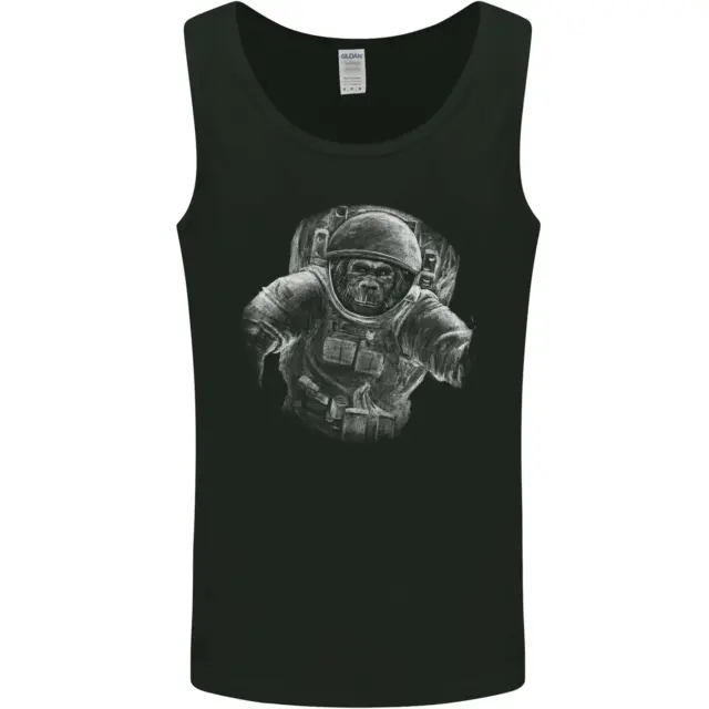 Ape Astronaut Spaceman Gorilla Mens Vest Tank Top