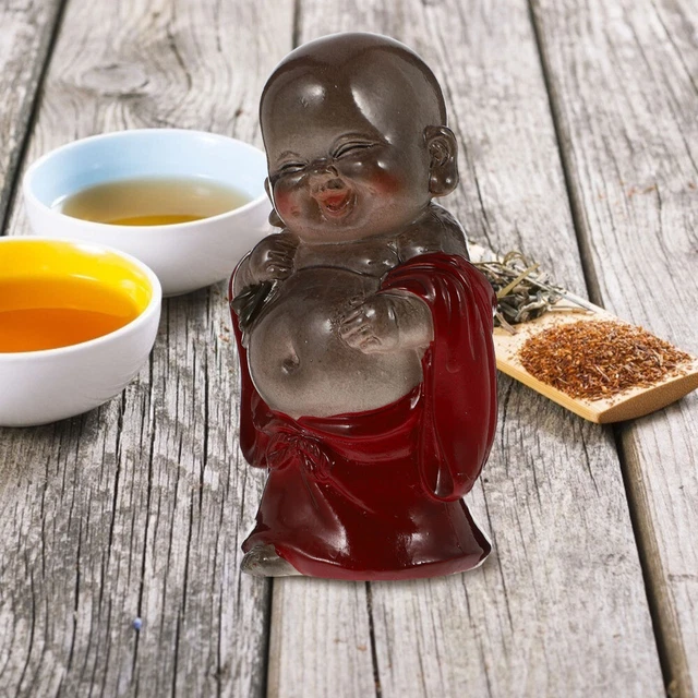 TEA PET ORNAMENT Miniture Decoration Feng Shui Laughing Buddha £19.55