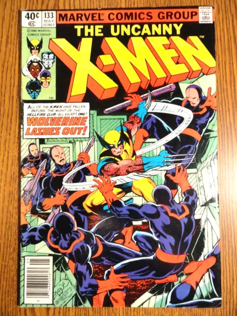 Uncanny X-Men #133 Newsstand Byrne Solo Wolverine Housse Clé 1st Imprimé Marvel