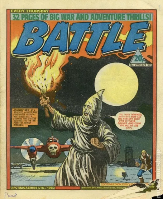 Battle Sep 24 1983 VG Stock Image Low Grade