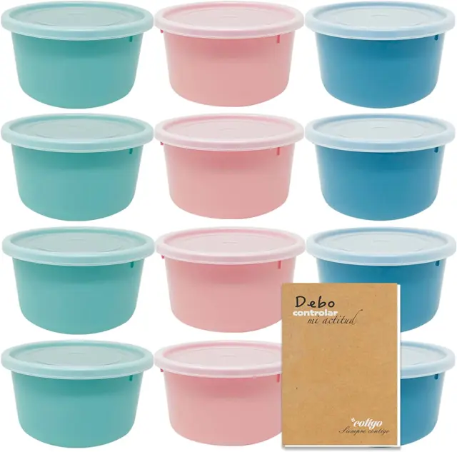 set contenitori alimenti plastica trasparenti 50 pz tupperware dispensa bpa  - Maka Store