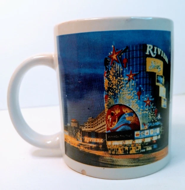 Vintage Riviera Casino Hotel Las Vegas Nevada Ceramic Coffee MUG Cup 10 oz