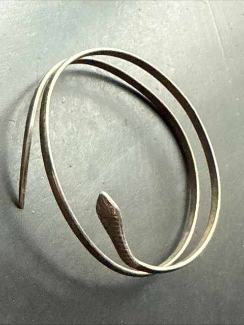 Bracelet Gourmette Ancien Argent Massif 925 - Maille Boule Art Nouveau