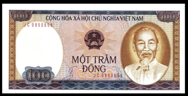 🇻🇳 VIETNAM 1980  100 DONG Socialist Republic of Vietnam P 88b AUNC About UNC