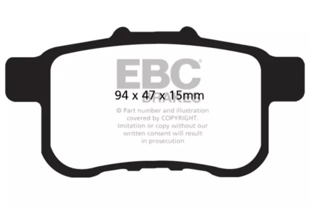 EBC DP31987C Bremsscheiben Bremsbelagsatz Für 09 14 Acura Tsx 2 4 Redstuff Rear