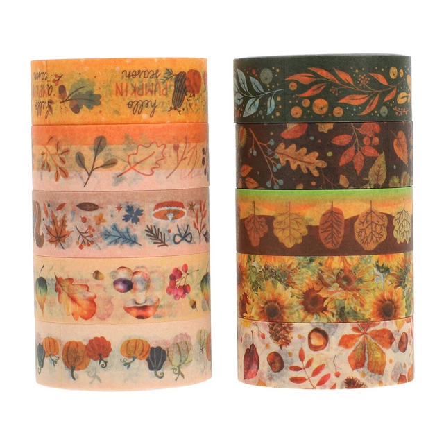 Adesivi nastro washi floreale regalo nastro avvolgente decorazione conto a mano