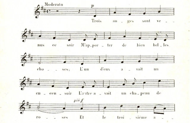 Partition chant - Noël, chanson populaire d'Augusta HOLMES - Tino ROSSI 2