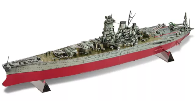 Piececool 230 Pieces 3D Puzzle Metal Jigsaw For Adults BATTLESHIP MUSASHI Gifts