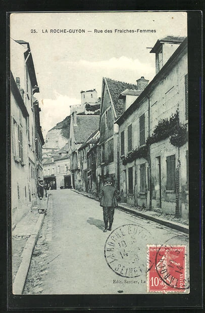 CPA La Roche-Guyon, Rue des Fraiches-Femmes, street view