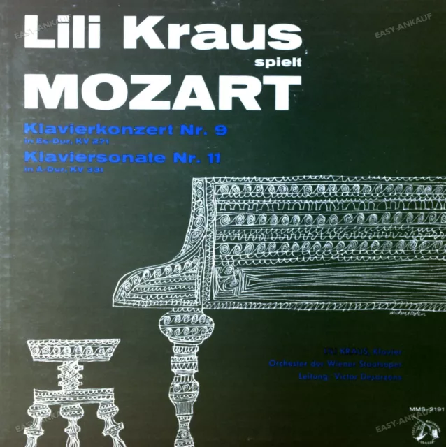 Lili Kraus, Mozart, Desarzens - Konzert Nr. 9 In Es-Dur, KV 271 / KV 331 LP .*