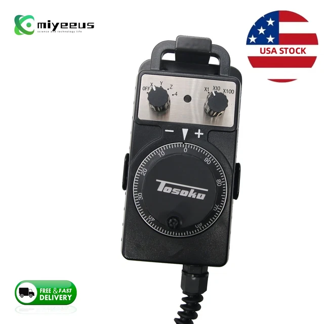 Manual Pulse Generator Handwheel Handle 5V 100PPR AS TOSOKUHC115 for FANUC US