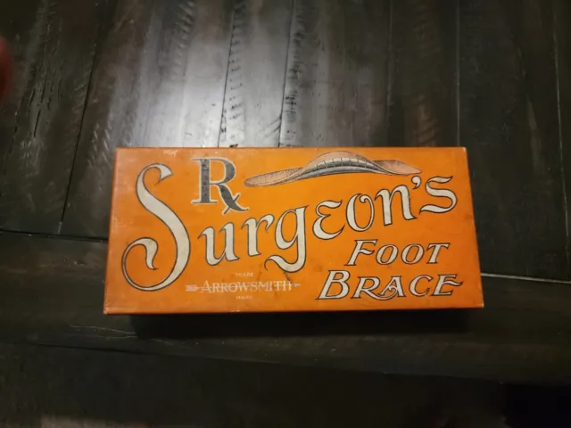 Antique Surgeons Foot Brace Box Pre-1930s