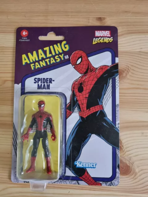 Marvel Legends Series Retro Collection  3.75" Figure Amazing Fantasy Spider-Man