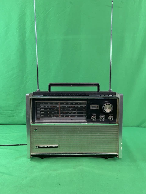 RADIO NACIONAL PANASONIC RF-859 JB Doble PS 3 Bandas FM/AM SW Dial ESTILO No Probado EUR 127,90 - ES