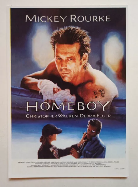 carte postale cinéma Home Boy Mickey Rourke