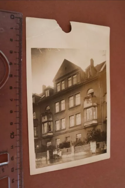 tolles altes Foto - Wohnhaus - Gebäude -  Ort ??? 1910-20 ?