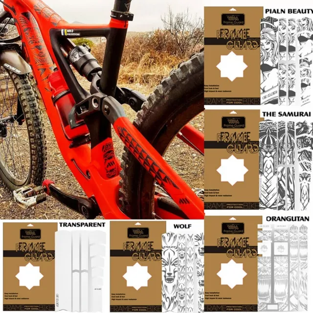 3D Mountain Bike Scratch-Resistant Protect Frame Protector Removeable Sticker