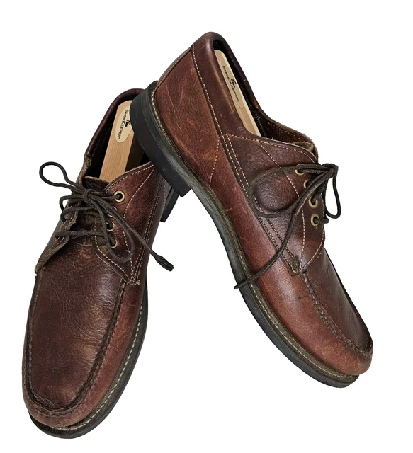 ORVIS BISON LEATHER Sauvage Oxford Shoes Vibram Sole Men 13C  display picture 2