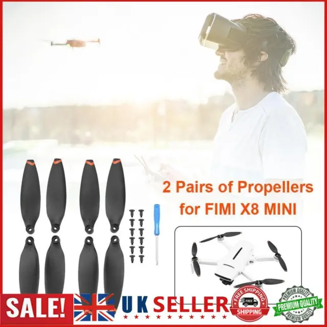 For FIMI X8 Mini Blade Quick Release CW/CCW Propeller Drone Props (Orange) GB