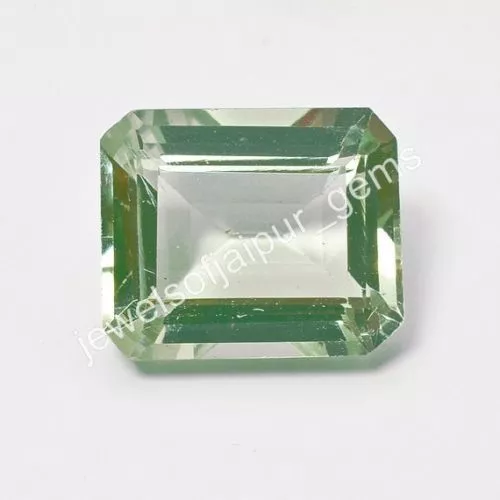 Natural Green Amethyst 18x13mm Octagon Cut Loose Untreated Gemstone 1 Pieces