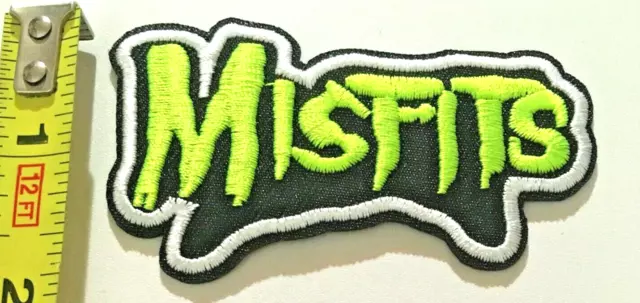 Misfits Patch Rock Band Metal Jacket Sew on 80s Iron On Punk Gift