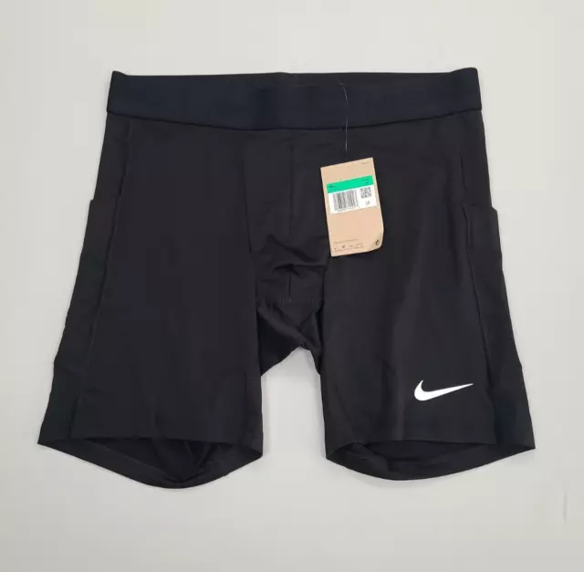 Nike Shorts Adult Extra Large Black Pro Dri-Fit Long Training Tight Fit Mens