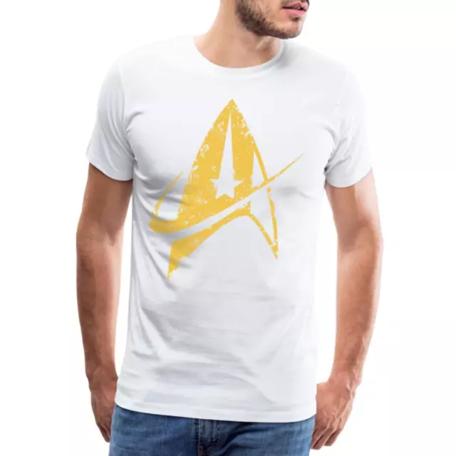 Star Trek Discovery Delta Abzeichen Gold Männer Premium T-Shirt