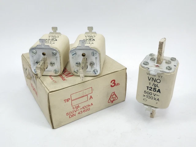 VBKM Fusible 125A 500V Gl NH1 100kA 3 Scp