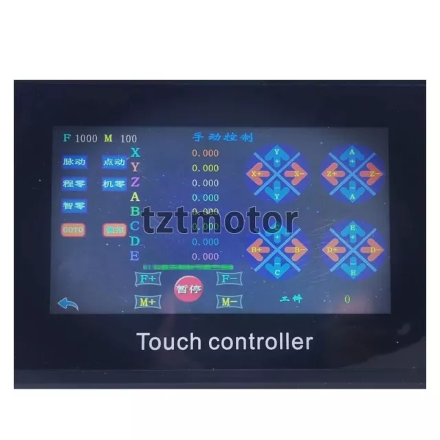 7 inch Step Motor Controller Programmable Touch Controller for Step Servo Motor