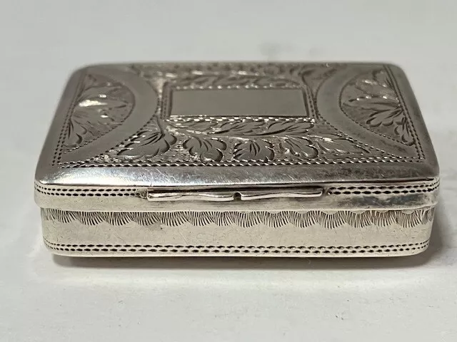 Sterling silver vinaigrette. Birmingham England 1820 Thomas Newbold Georgian