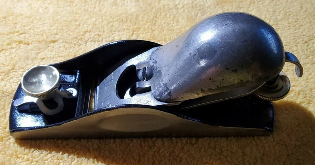 Stanley Adjustable Throat Knuckle Block Plane - Excellent Condition, See Pics!