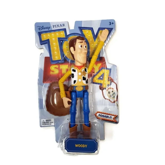 Disney Pixar Toy Story 4 Woody Posable 9" Action Figure Age 3+